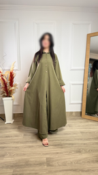Ensemble chemise longue coupe cloche & pantalon Charlie ref02