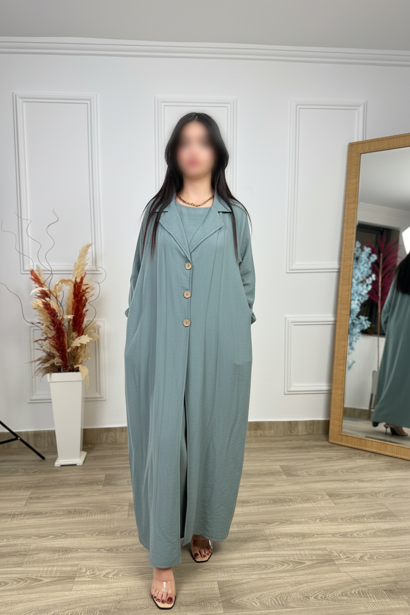 Ensemble Robe & Veste Longue ref03