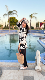Burkini 3 pièces avec chapeau et bonnet tc03