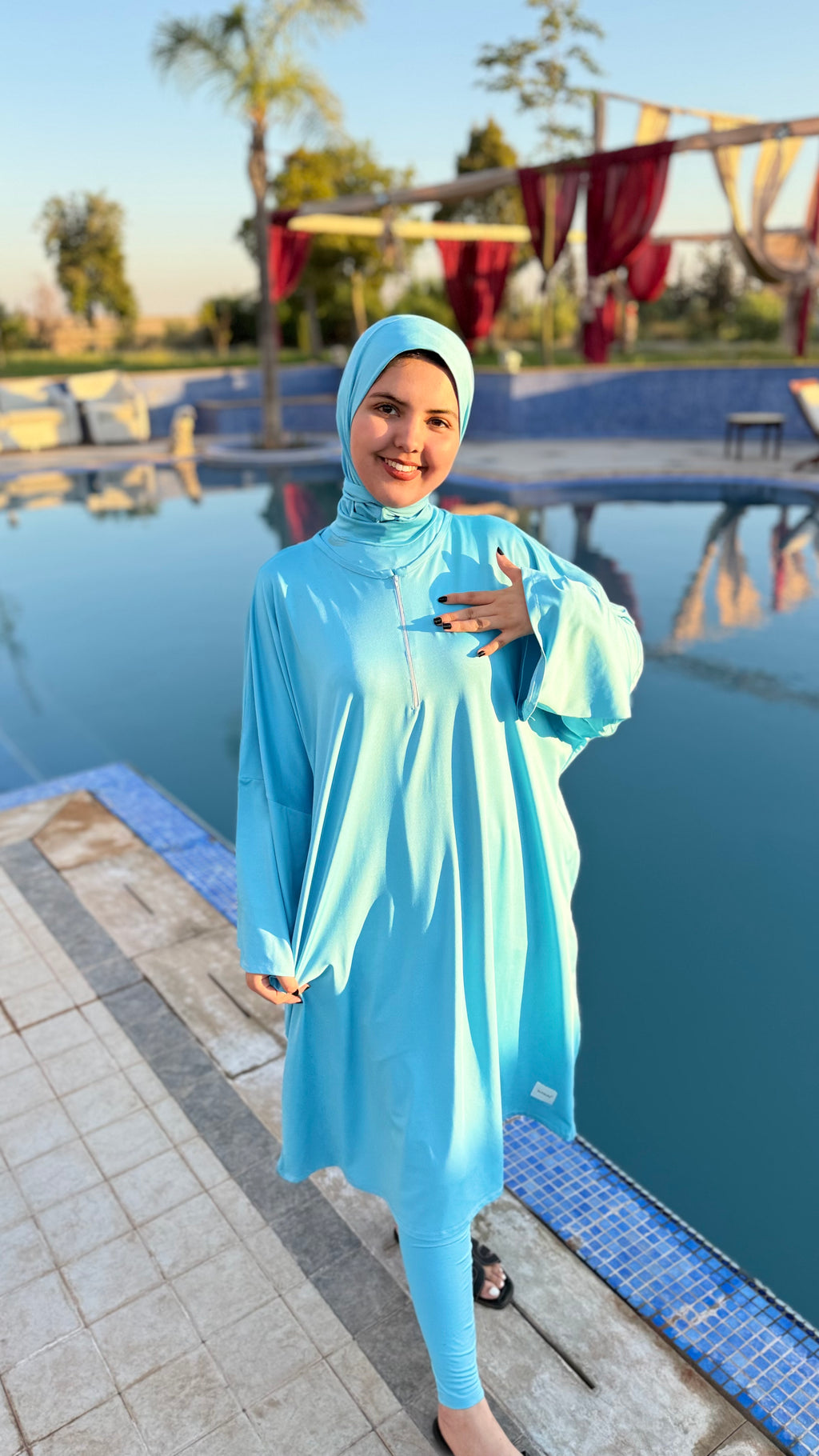 Burkini 4 pièces avec tabaquia tc02